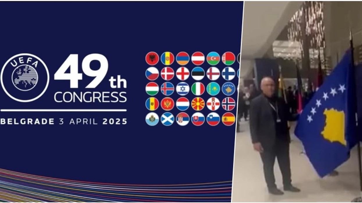 Serbët nuk e pranojnë realitetin që flamuri i Kosovës valëvitet në Beograd, reagojnë duke i quajtur gënjeshtra