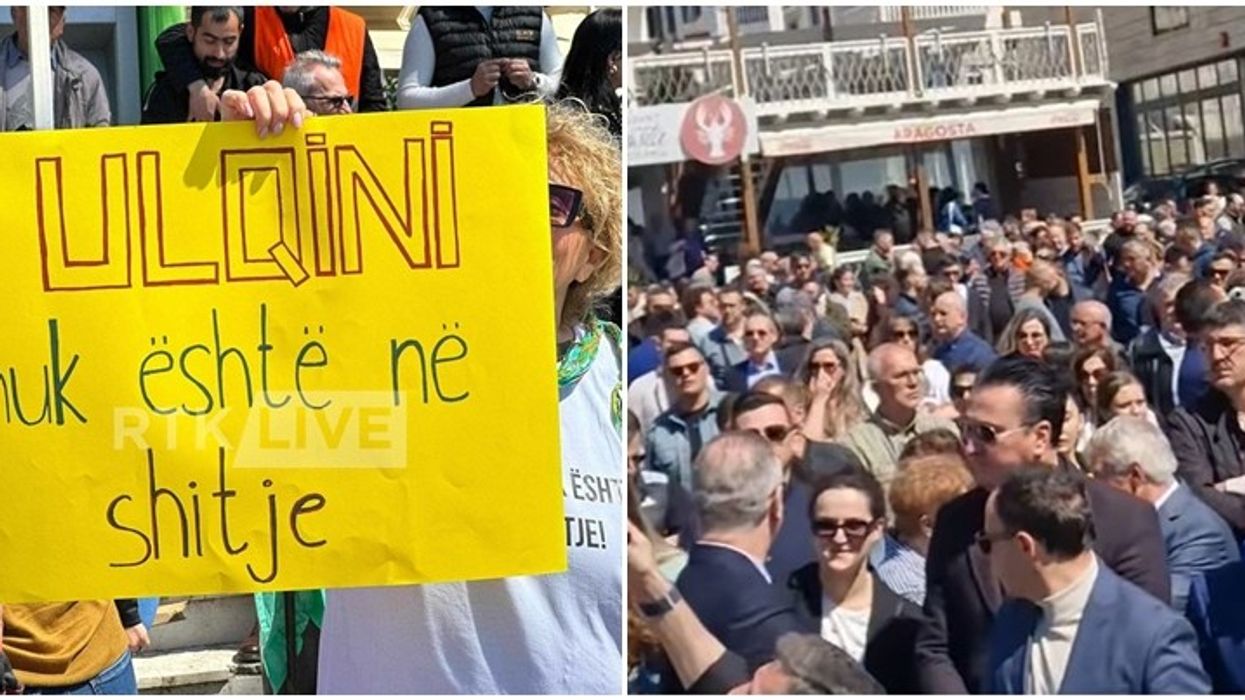 Protestë masive në Ulqin, kundër shitjes dhe privatizimit të bregdetit