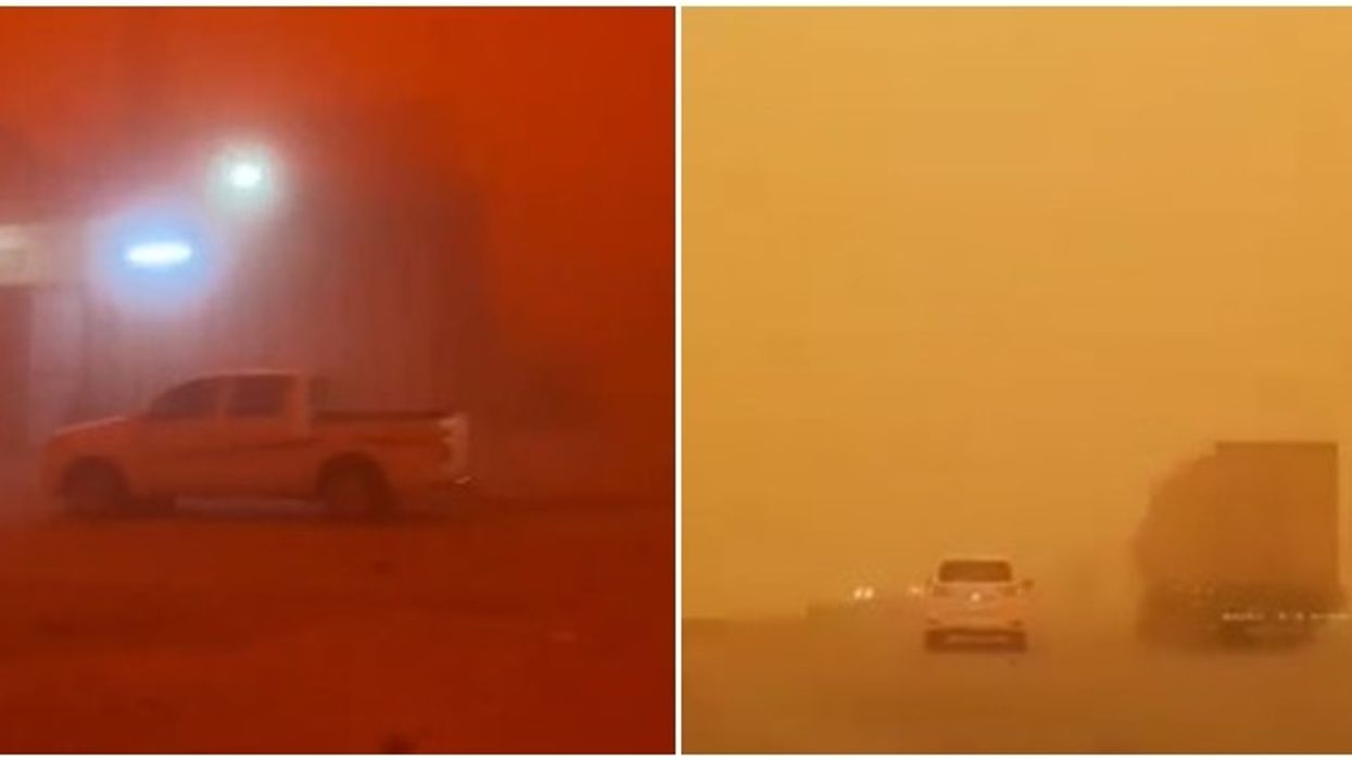 Stuhi e fuqishme rëre ka goditur Irakun - shfaqjen pamjet e para në rrjetet sociale