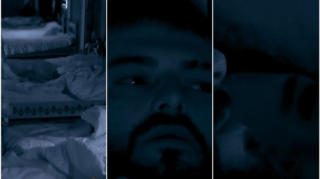 Të shtrirë bashkë në krevat dhe të mbuluar me jorgan, bëhet virale videoja e dy konkurrentëve të Ferma VIP