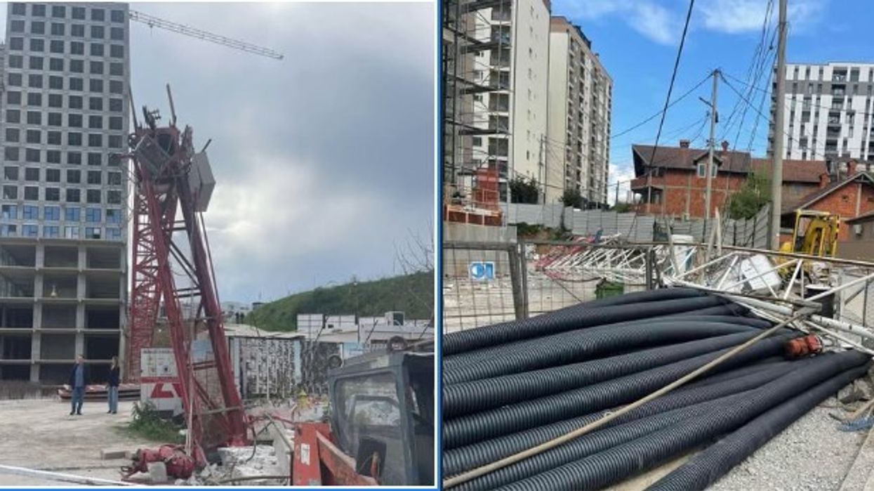 Rrëzohet vinçi te “Rruga A”, reagon Komuna e Prishtinës