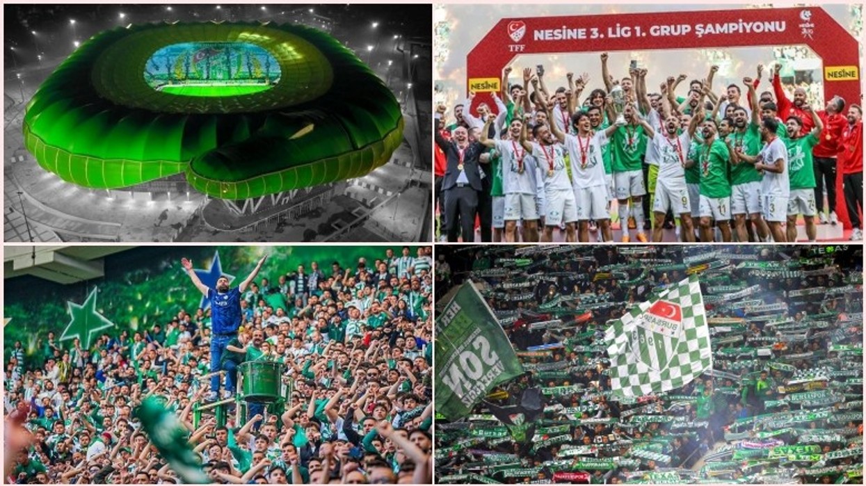 Stadiumi i bukur i skuadrës që bën gara në ligën e katërtë të Turqisë: Ata shënuan rekord shikuesish dhe festuan titullin