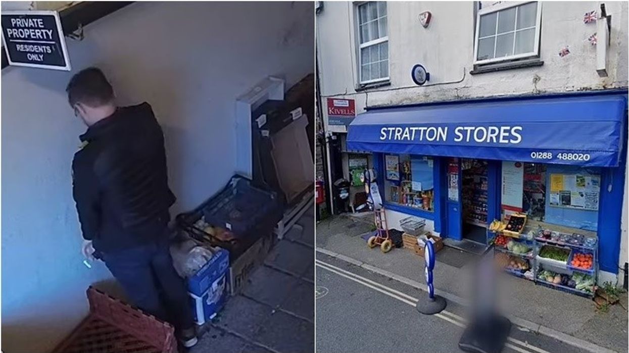 Një drejtues hoteli gjobitet rëndë pasi u kap duke urinuar mbi produktet e një dyqani në Angli