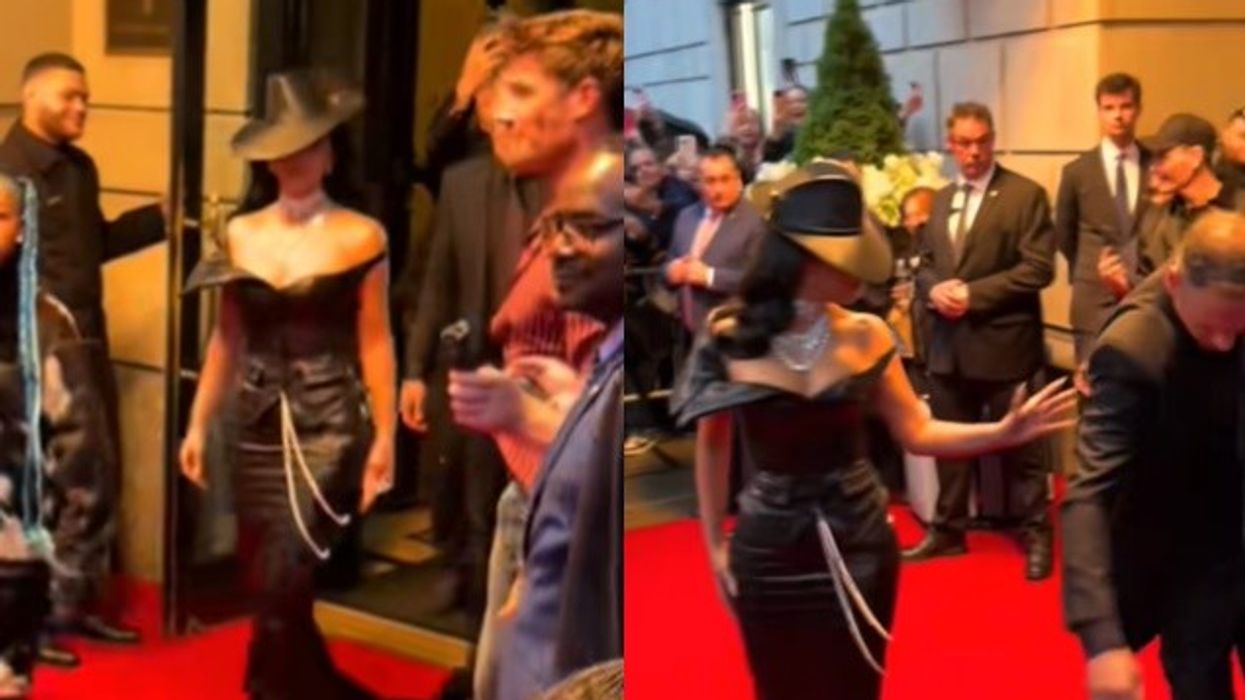 Roja e sigurisë i shkeli pa dashje fustanin, reagimi i Kim Kardashian para se të nisej në ceremoninë e Met Gala-s