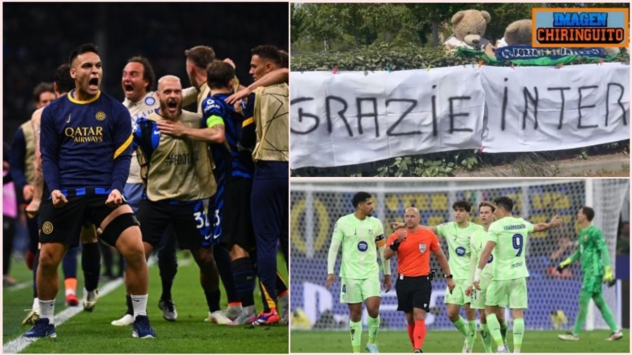 "Faleminderit, Inter" - ndodh edhe kjo - tifozët e Real Madridit falënderojnë italianët për eliminimin e Barcelonës