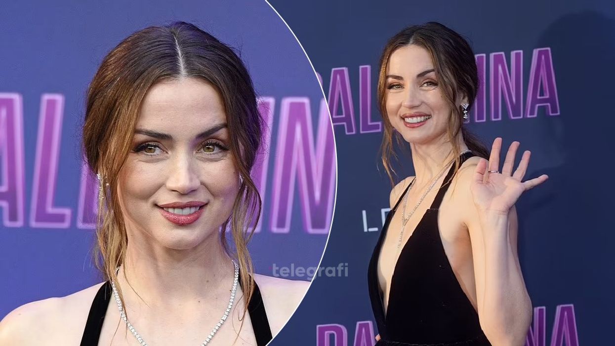 Ana de Armas shkëlqen në të zeza në premierën e “Ballerina”
