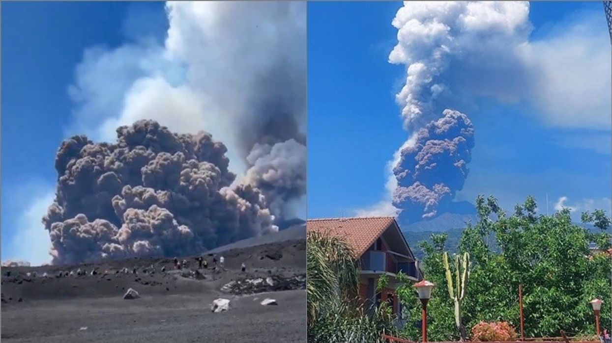 Shpërthen vullkani Etna, turistët ikin për të shpëtuar nga më e keqja