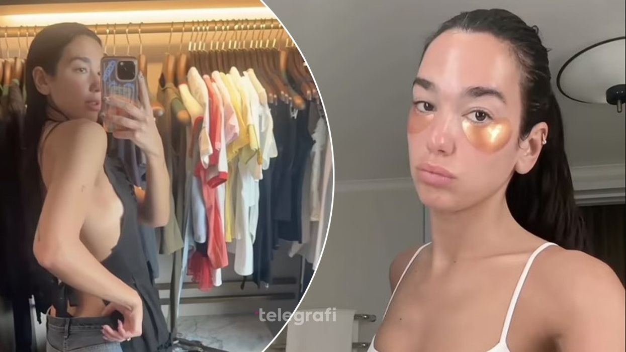 Dua Lipa mahnit në Mynih me një fustan të zi provokues gjatë turneut “Radical Optimism”