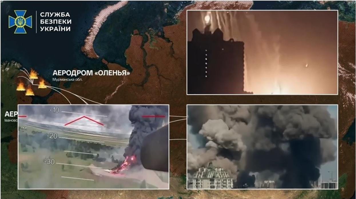 Ukraina publikon një video të re rreth ‘operacionit me dronë’ që rezultoi në shkatërrimin e 41 aeroplanënve ushtarakë në katër aeroporte ruse