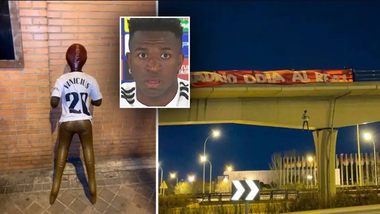 Dënohen me burg katër tifozë të Atletico Madridit për racizëm ndaj Vinicius