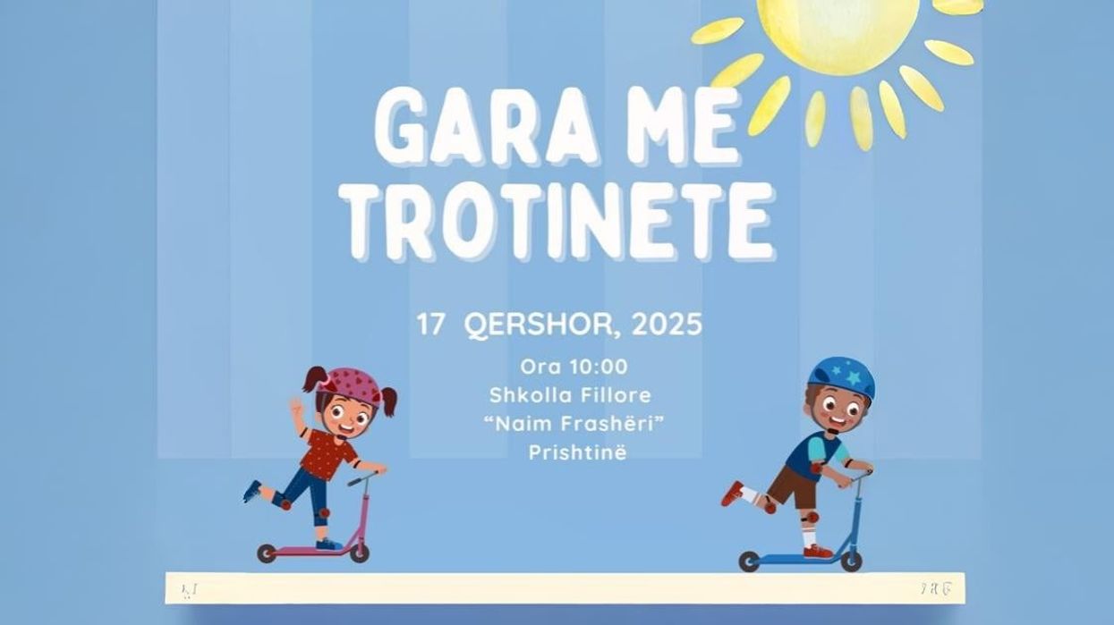 Sot zhvillohet Gara Finale me Trotineta, marrin pjesë nxënësit e klasave të para nga gjashtë shkolla fillore të Kosovës
