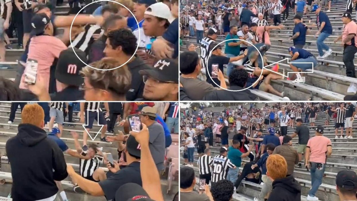 Përleshje e tmerrshme midis tifozëve të Botafogos dhe PSG-së në shkallët e stadiumit