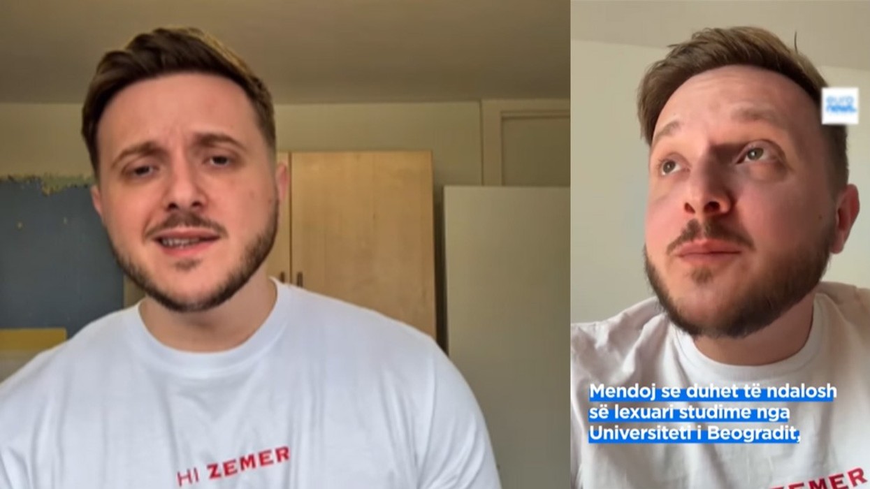 "They say Albanian men cheat," TikToker Endrit Zeqiri objects: This is Serbian propaganda, most don't even have anyone to do it with