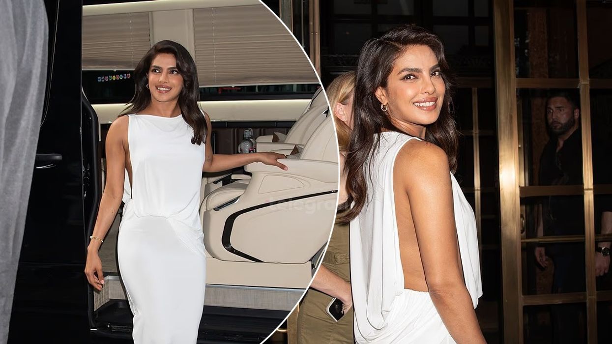 Priyanka Chopra shkëlqen në New York me një fustan të bardhë elegant në promovimin e filmit "Heads of State"