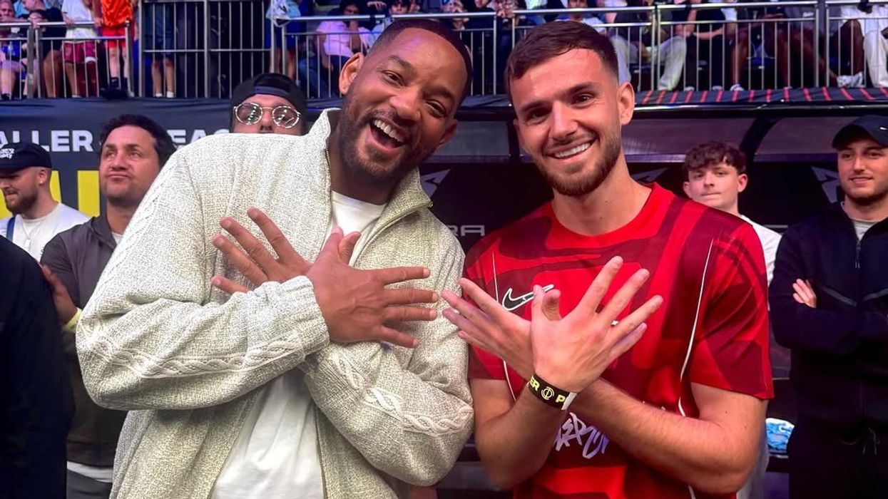Will Smith bën shqiponjën dy krenare me futbollistin shqiptar – fotoja u bë virale në internet