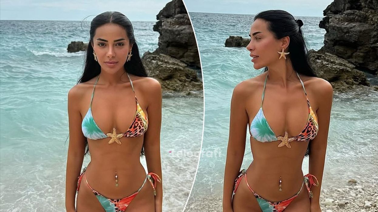 Kader Kicaj shkëlqen në bregdetin kroat me paraqitjen e saj mahnitëse në bikini