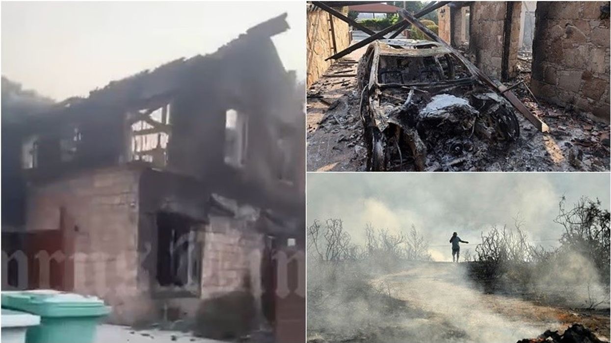 Pamje tronditëse që tregojnë radhë vilash luksoze të shndërruara në hi – nga zjarret vdekjeprurëse në Qipro