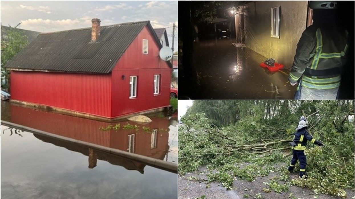 Përmbytje dhe pemë të rrëzuara - autoritetet tregojnë pasojat e motit të keq në disa pjesë të Ukrainës