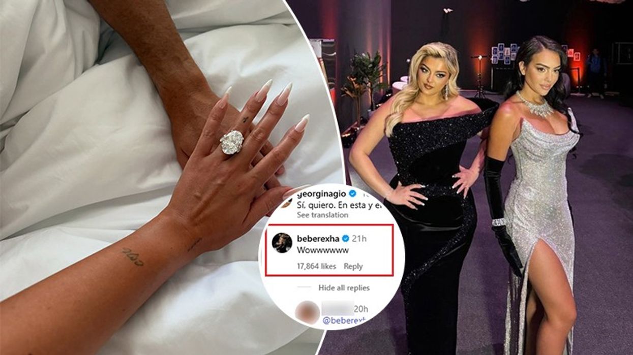 Propozimi për martesë i Ronaldos ndaj Georginës, spikat komenti i Bebe Rexhës - merr mijëra pëlqime por edhe ofendime nga serbët