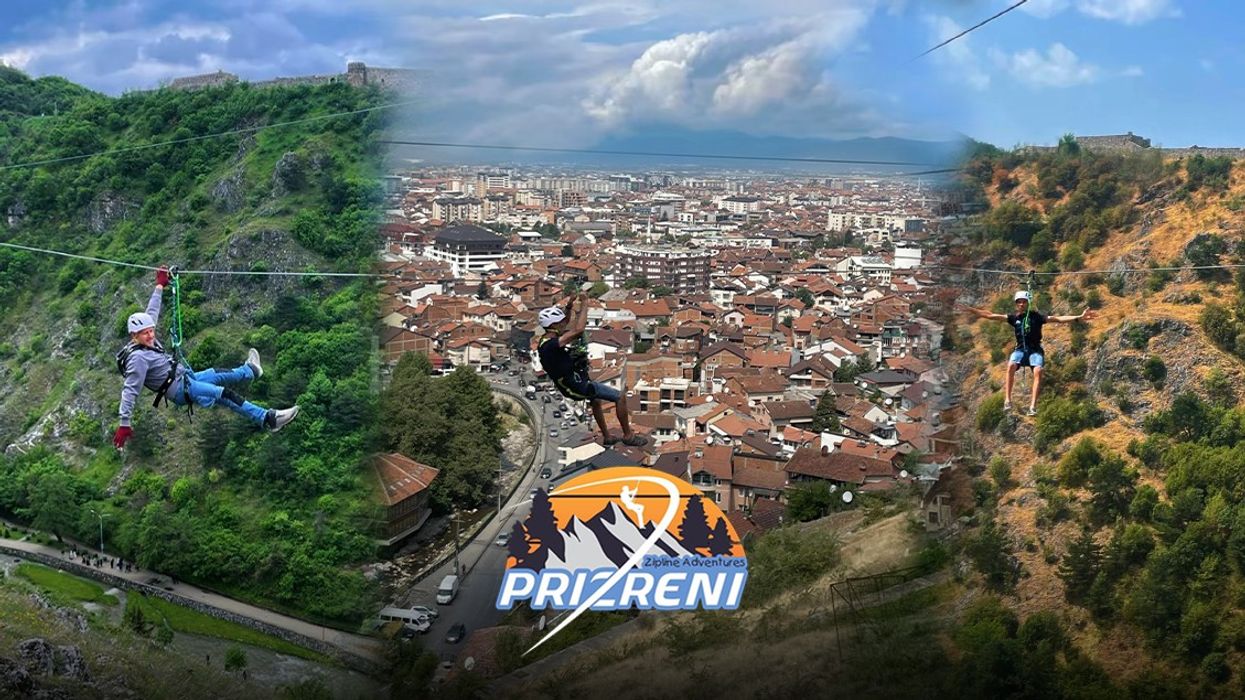 Aventurë dhe adrenalinë e re në Prizren - Zip Line ju bën të fluturoni mbi qytetin historik