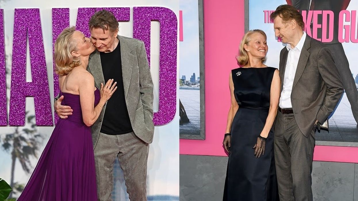 Burimi i afërt mohon spekulimet: Pamela Anderson dhe Liam Neeson në një romancë të sinqertë