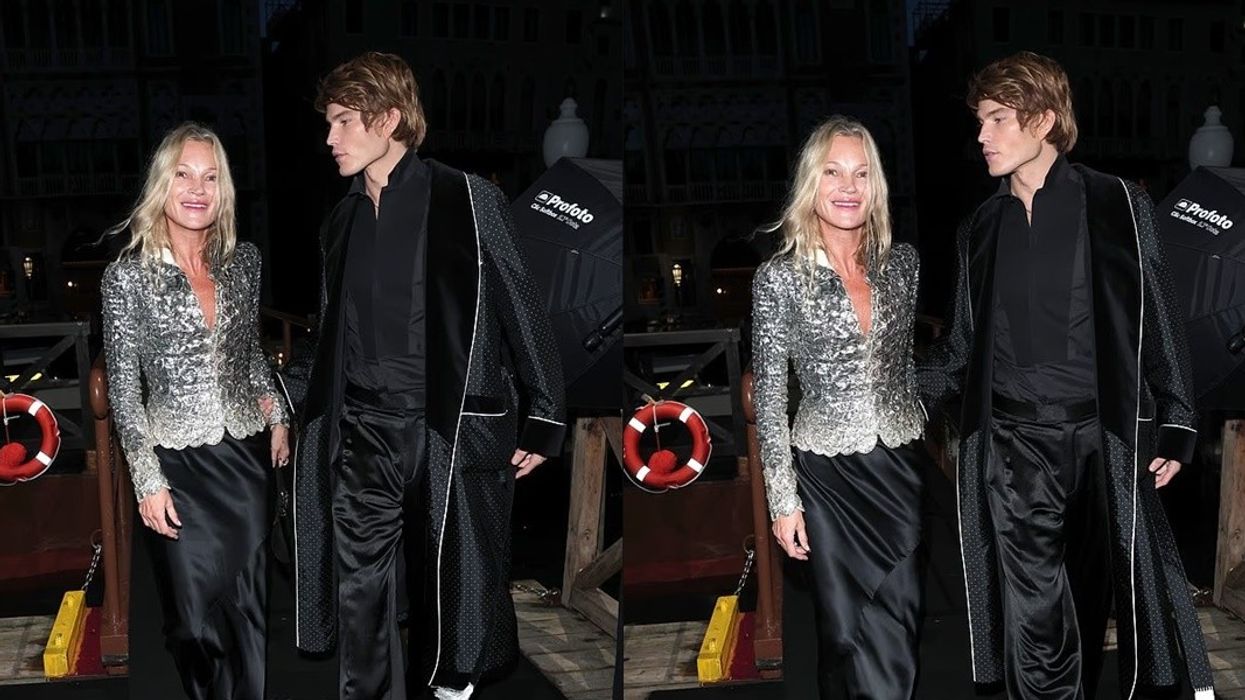 Kate Moss shkëlqen në Venecia dhe prezanton projektin e saj për David Bowie