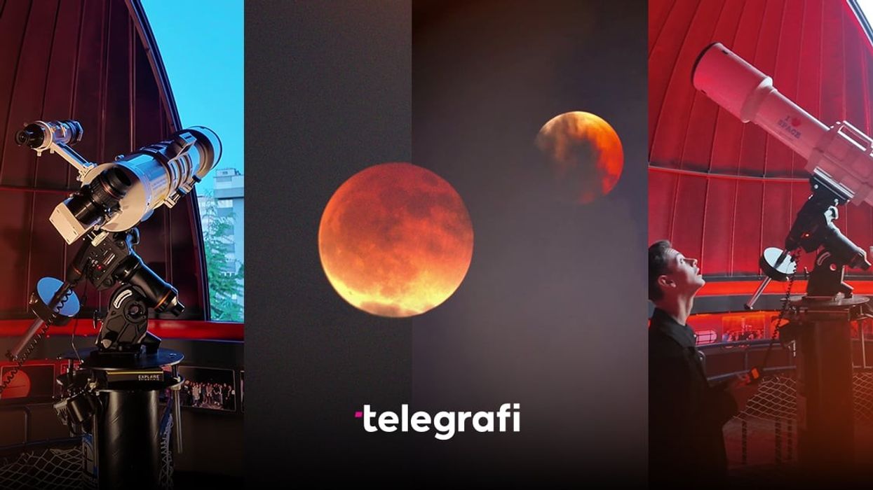 "Hëna e përgjakur" dhuroi spektakël edhe në Prishtinë, qytetarët ndoqën eklipsin total nga observatori