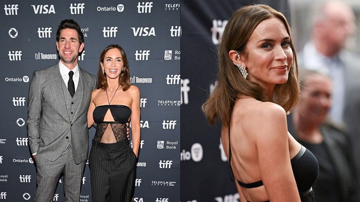Emily Blunt dhe John Krasinski shkëlqejnë në premierën e “The Smashing Machine” në Toronto