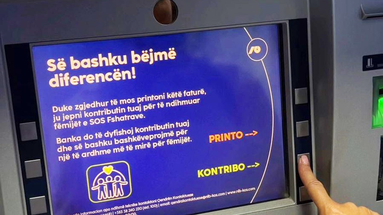 Një hap i ri drejt bamirësisë dhe ruajtjes së mjedisit – përmes bankomatit të NLB Bankës
