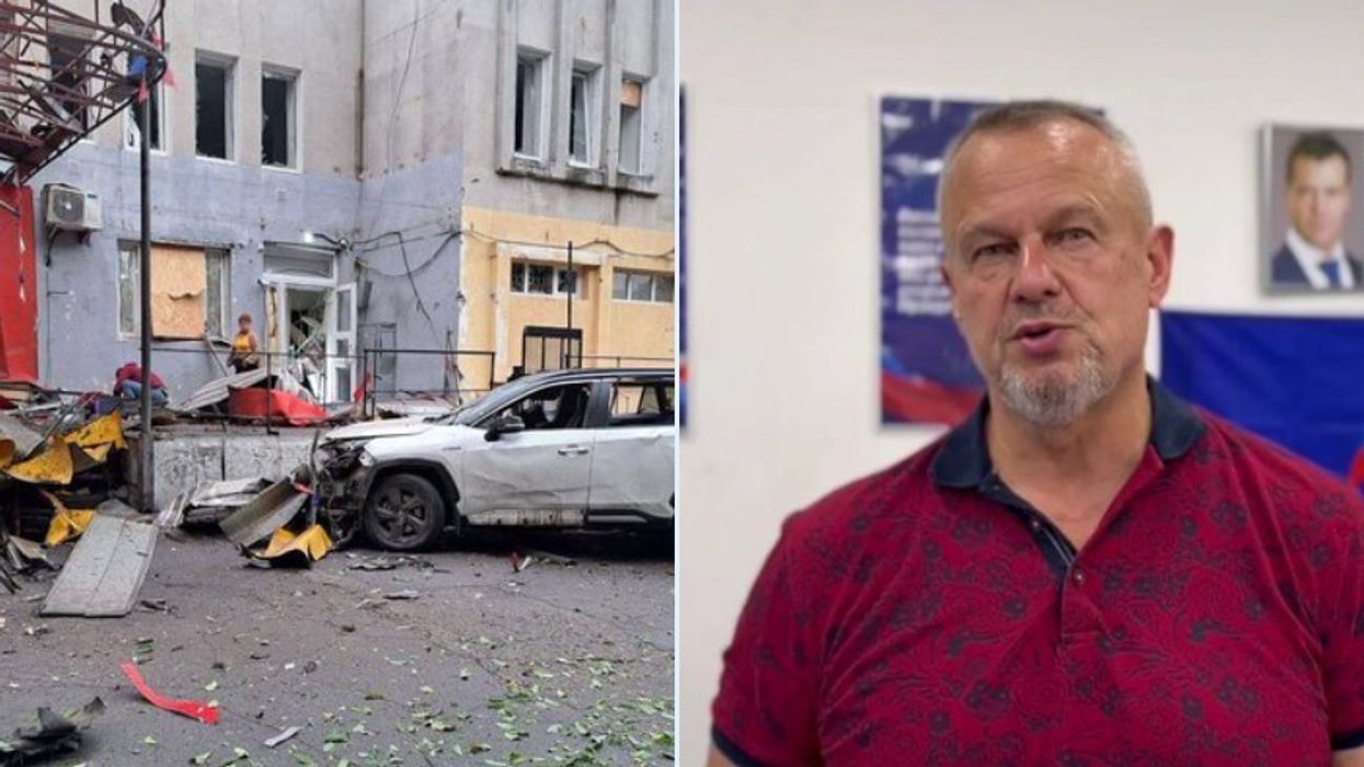 Bashkëpunëtori i forcave ruse, humb jetën pas sulmit me dron - publikohen momenti i shpërthimit të veturës së tij