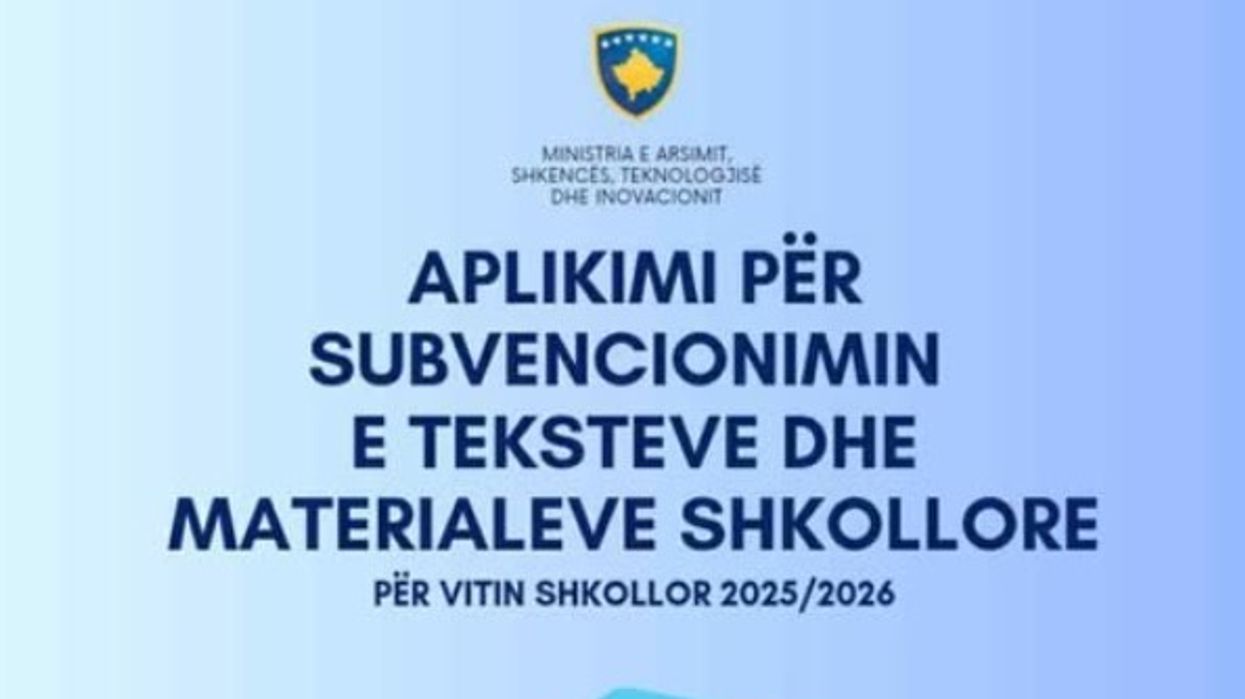 MASHT-i: Afati për aplikim për subvencionimin e teksteve shkollore përfundon më datën 3 tetor 2025