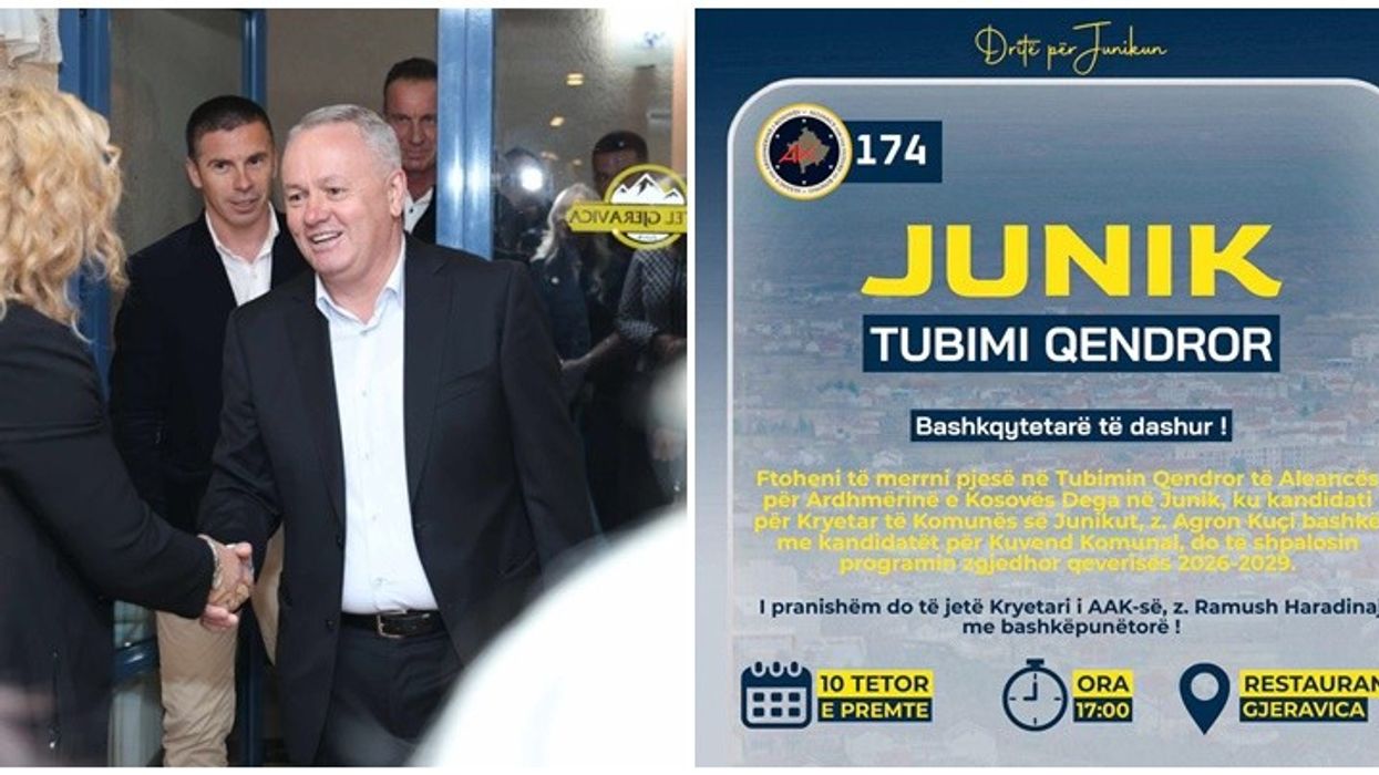 AAK mban tubimin qendror në Junik, i pranishëm edhe Ramush Haradinaj