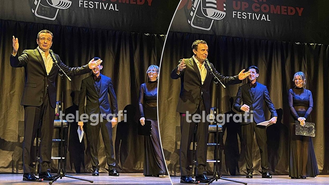 Albin Kurti ngjitet në skenën e festivalit 'Zurich Shqip Up Comedy' - një mbrëmje humori për diasporën shqiptare