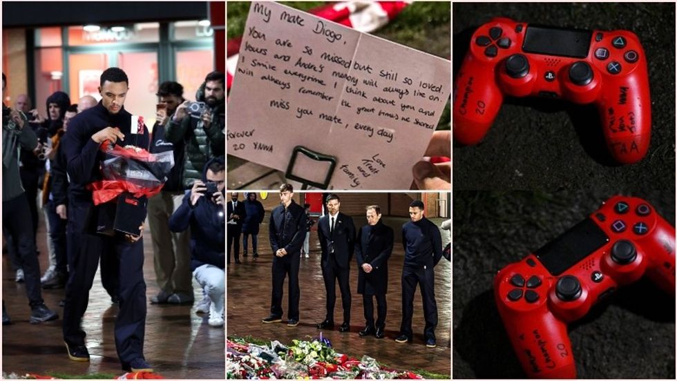 Alexander-Arnold nderon Diogo Jotën në Anfield: Letra prekëse dhe kontrolluesi i kuq i PlayStation që kujton kohën e tyre te Liverpooli