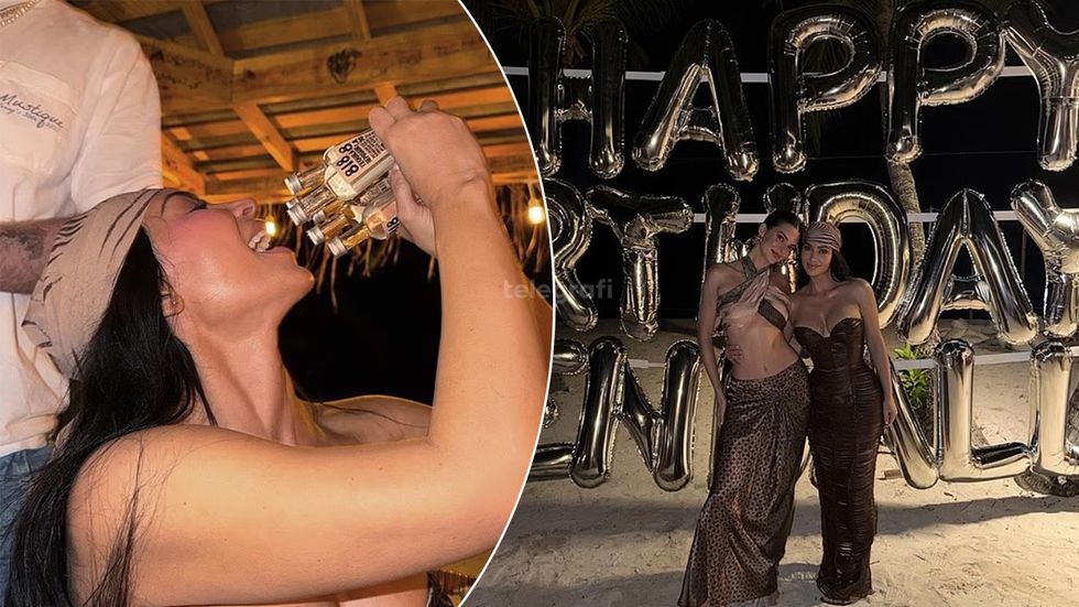 Kim Kardashian feston 30-vjetorin e Kendall Jenner-it me një ditë luksoze në ishull