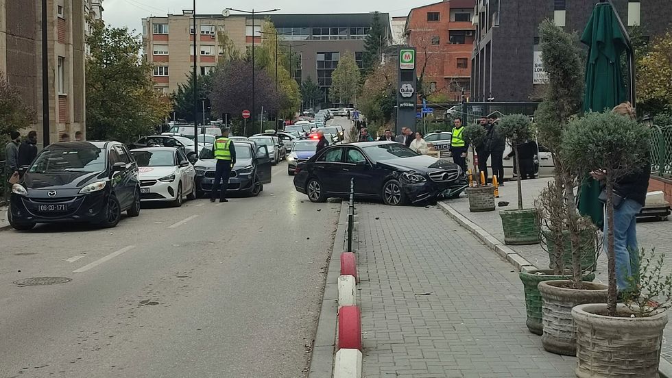 Aksident trafiku në lagjen Aktash të Prishtinës