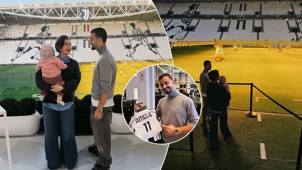 Motra e befason me vizitë Edon Zhegrovën në stadiumin e Juventusit, ai i dhuron mbesës një fanellë të personalizuar