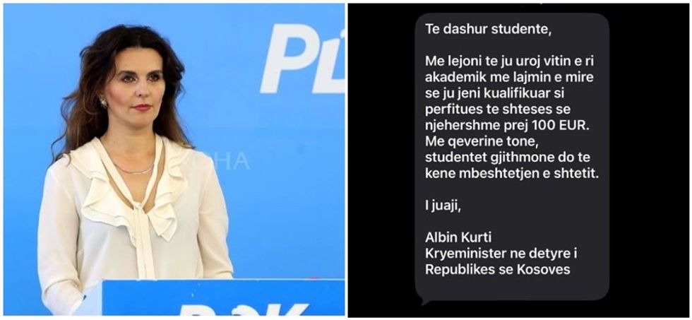 Çitaku, Kurtit: Shpërndarja e 100 eurove për studentët, abuzim me taksat e qytetarëve për qëllime elektorale