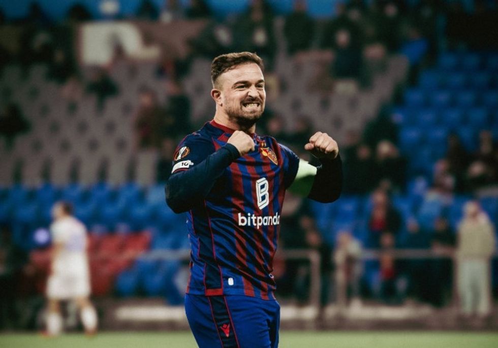 Xherdan Shaqiri realizon edhe golin e dytë për epërsinë e Baselit ndaj FCSB-së