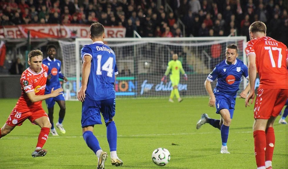 Vendos goli i Almir Ajzerajt, Drita bën historinë në Ligën e Konferencës