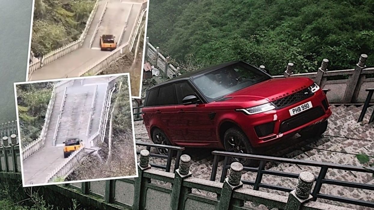 Vetura kineze dështoi të kopjonte Range Rover në sfidën e shkallëve, rrëshqet poshtë