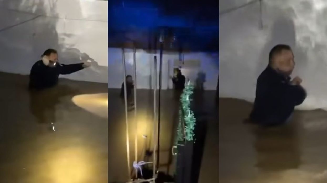 Heroizëm në Gjilan, Policia shpëton dy persona të moshuar nga përmbytjet