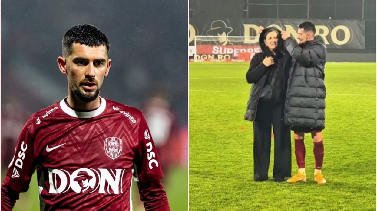 "Hera e parë që ishte në stadium, është motiv shtesë për mua" - Cluj publikon pamjet e Korenicës me nënën e tij pas ndeshjes