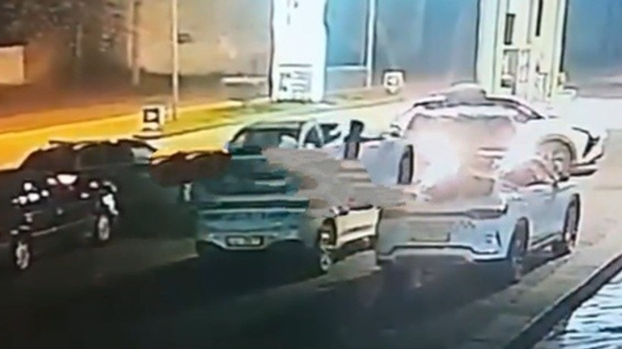 Momenti kur ekzekutohet biznesmeni Mëhalla në Elbasan