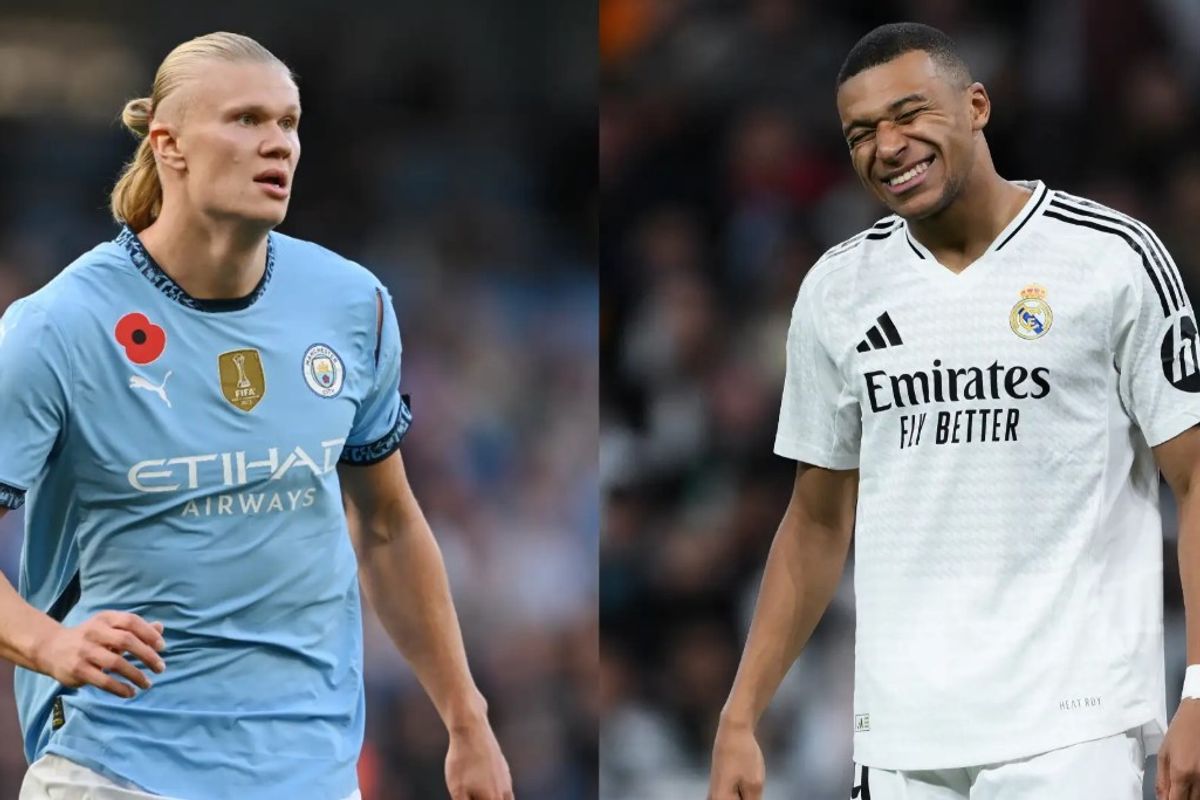Haaland dhe Mbappe, përballja e yjeve në 'Santiago Bernabeu' Haaland dhe Mbappe, përballja e yjeve në 'Santiago Bernabeu'