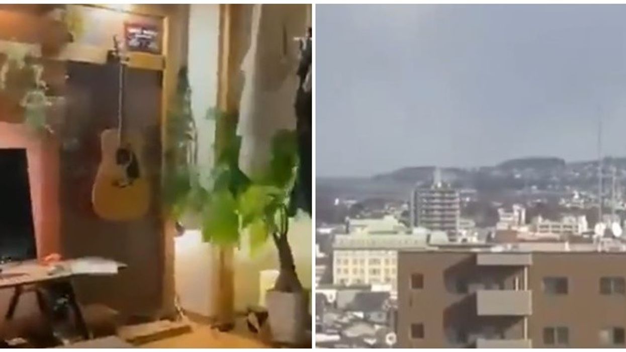 Japoninë e godet tërmeti 6.7 shkallësh i Rihterit - publikohen pamjet dramatike të lëkundjes së apartamenteve Japoninë e godet tërmeti 6.7 shkallësh i Rihterit - publikohen pamjet dramatike të lëkundjes së apartamenteve