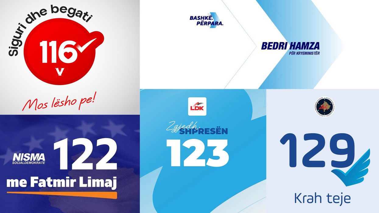 Partitë prezantojnë slloganet për zgjedhjet parlamentare të 28 dhjetorit Partitë prezantojnë slloganet për zgjedhjet parlamentare të 28 dhjetorit