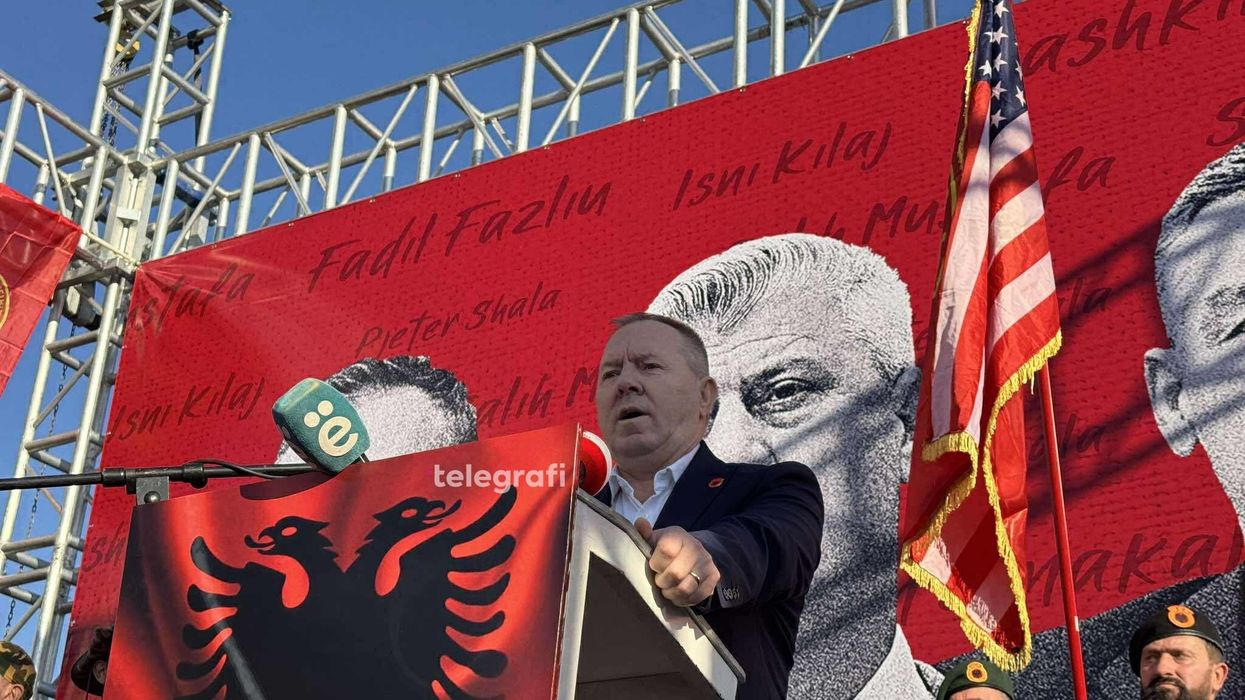 Gucati në protestën në Shkup: Gjykata e Hagës u ngjan gjykatave të ish-Jugosllavisë, UÇK-ja ka mbrojtur qytetarët