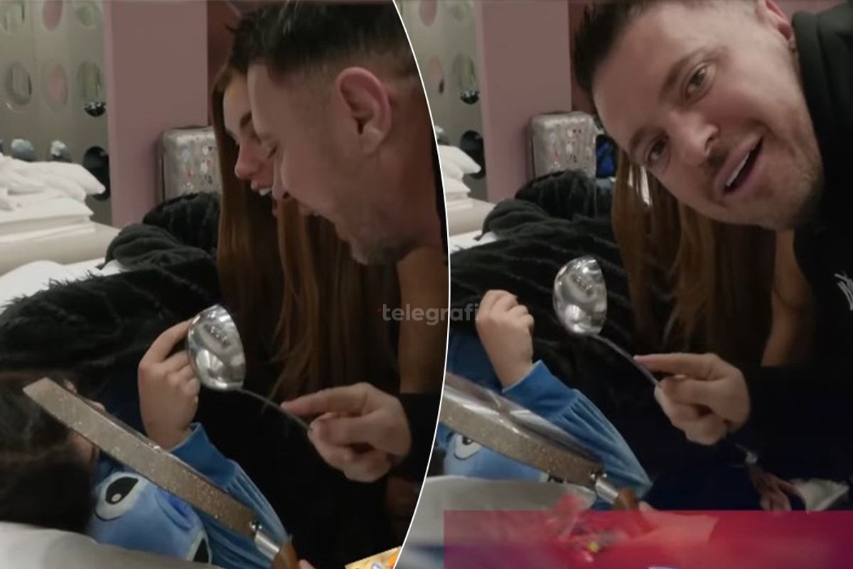 Bia dhe Labi zgjojnë Albën nga gjumi, i trokasin me tigan dhe garuzhde Bia dhe Labi zgjojnë Albën nga gjumi, i trokasin me tigan dhe garuzhde
