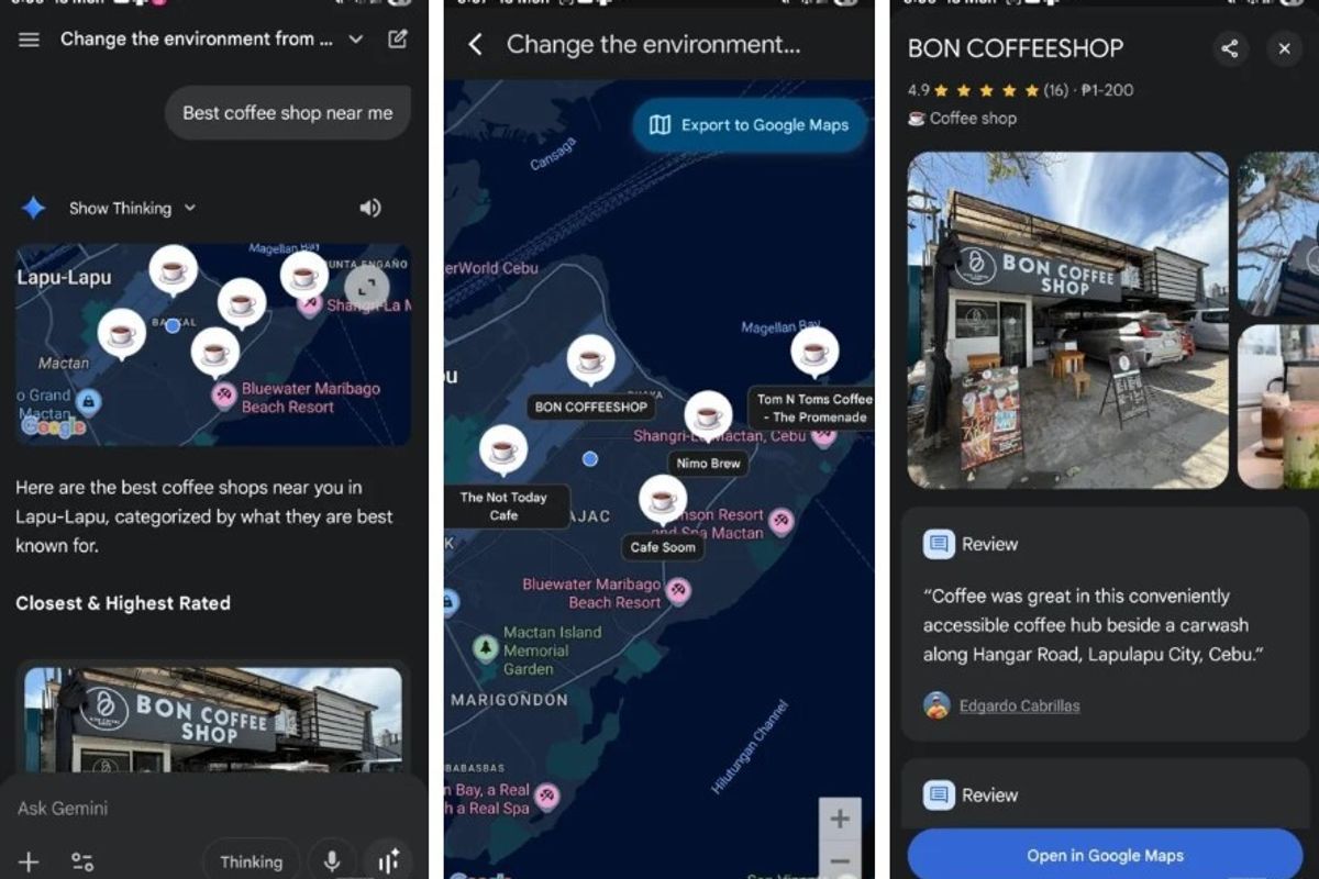 Google Maps në Gemini sapo është bërë shumë më i zgjuar në gjetjen e vendit tuaj të preferuar të radhës Google Maps në Gemini sapo është bërë shumë më i zgjuar në gjetjen e vendit tuaj të preferuar të radhës